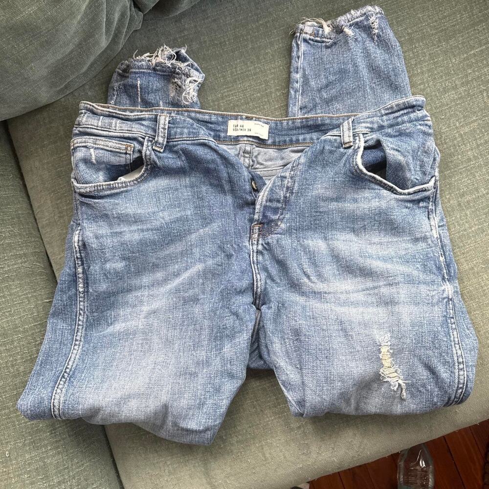 46x38 zara man blue denim